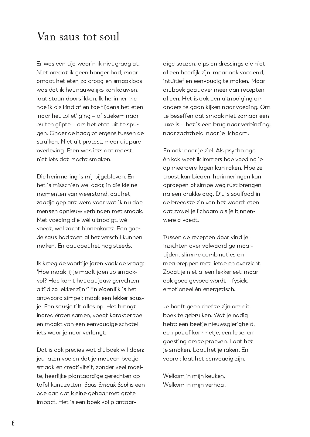 Voorbeeld pagina