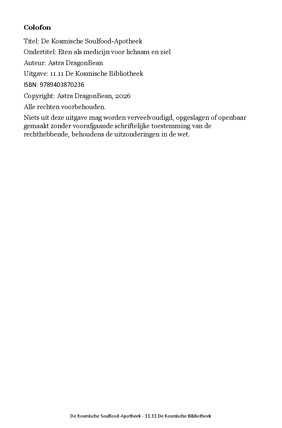 Voorbeeld pagina