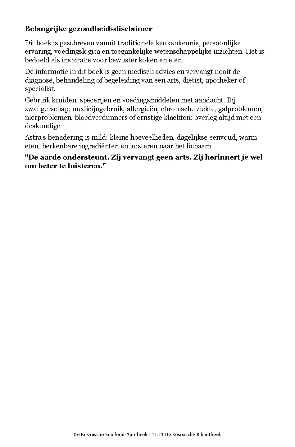 Voorbeeld pagina