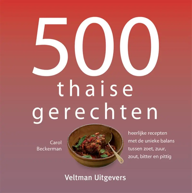 Cover van 500 thaise gerechten