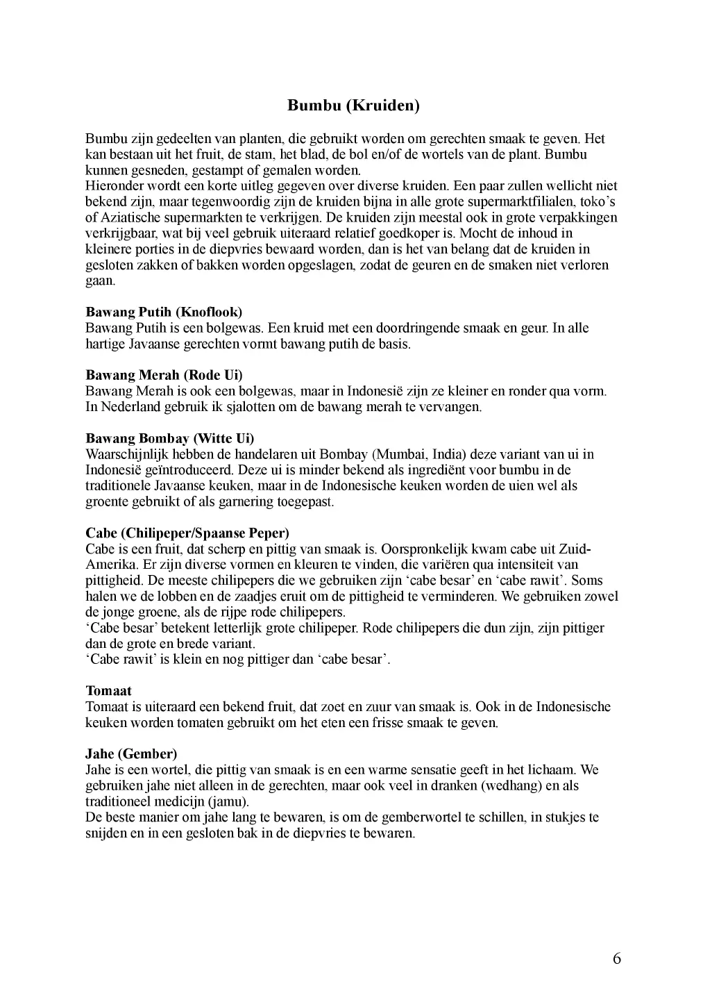 Voorbeeld pagina