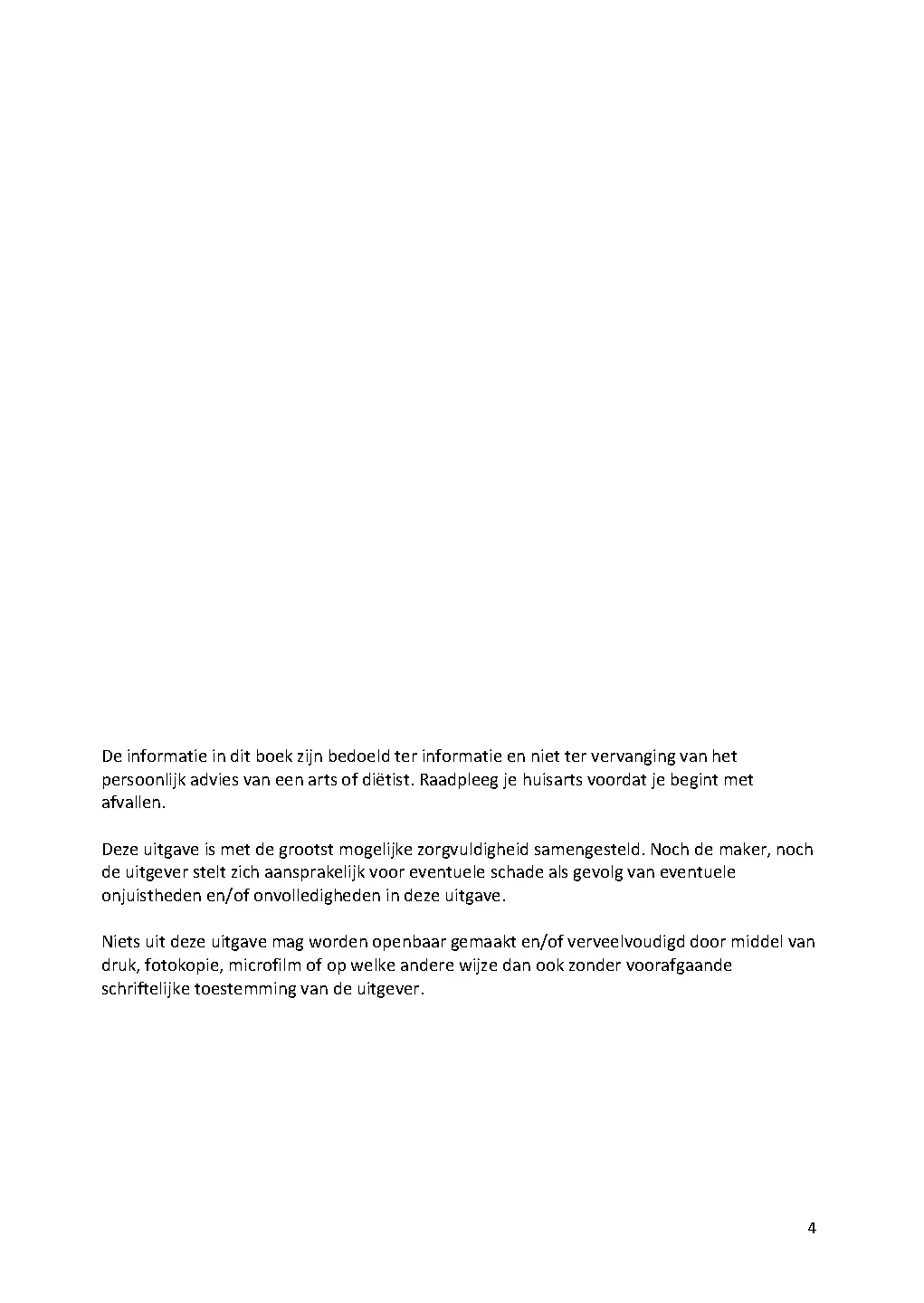 Voorbeeld pagina