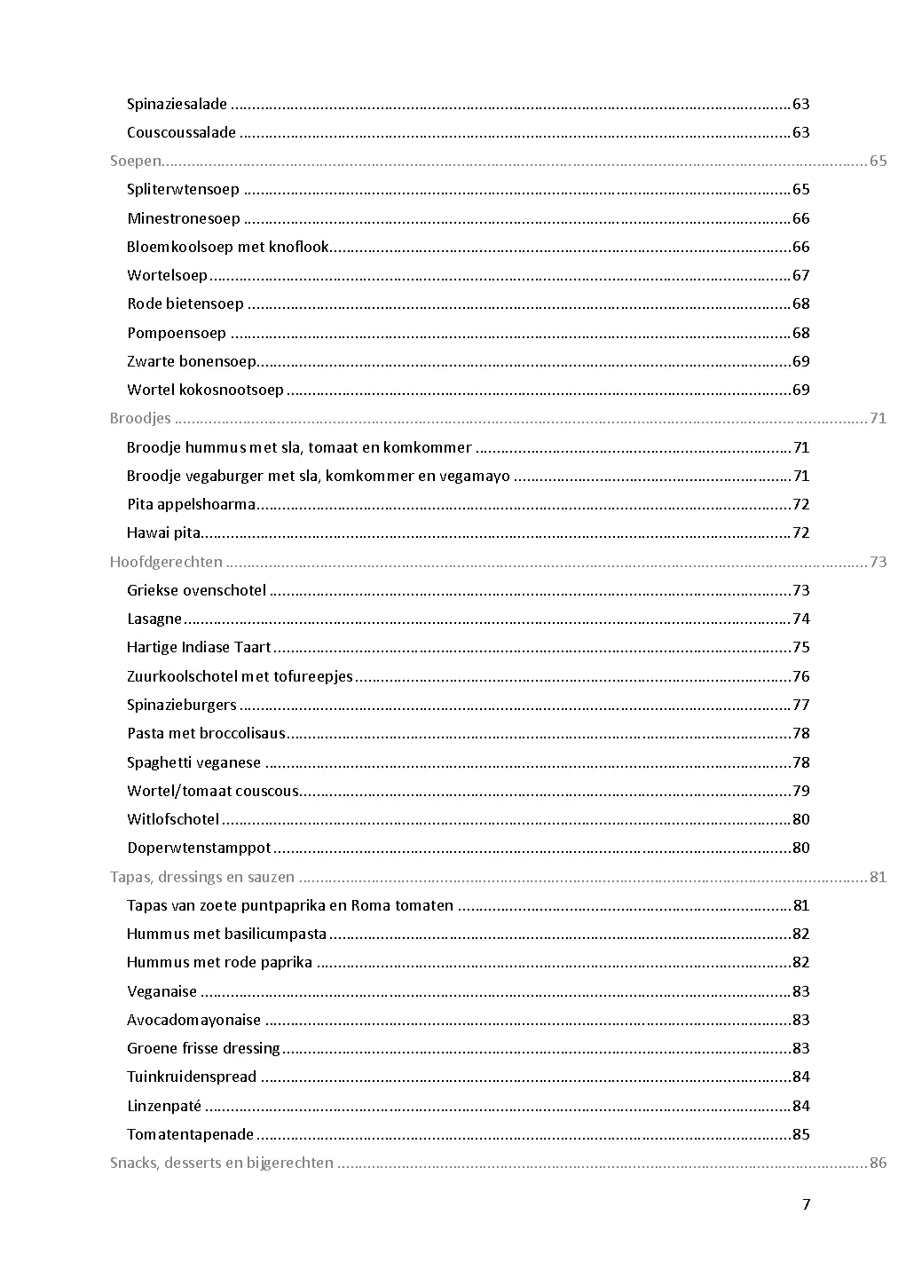 Voorbeeld pagina