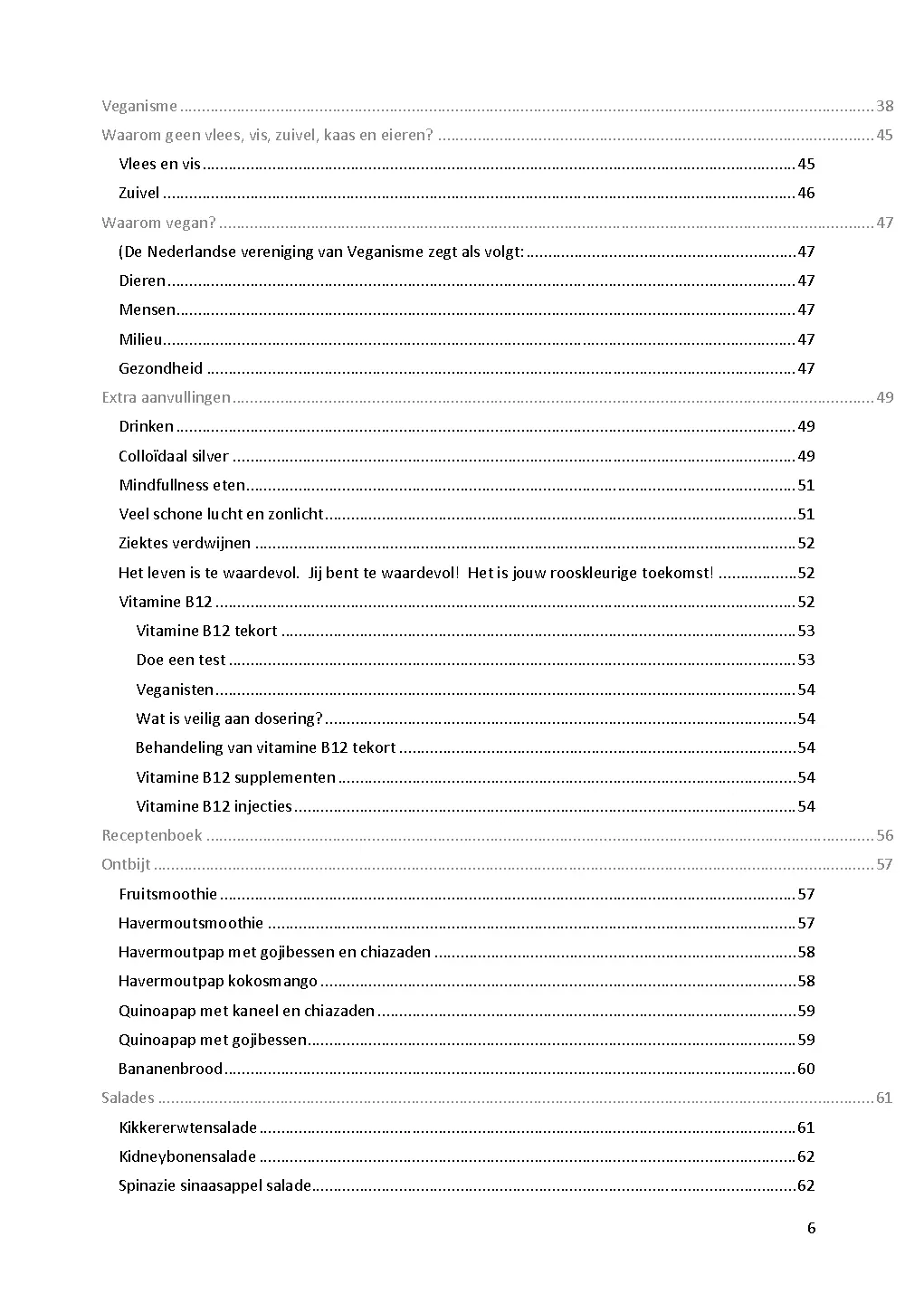 Voorbeeld pagina