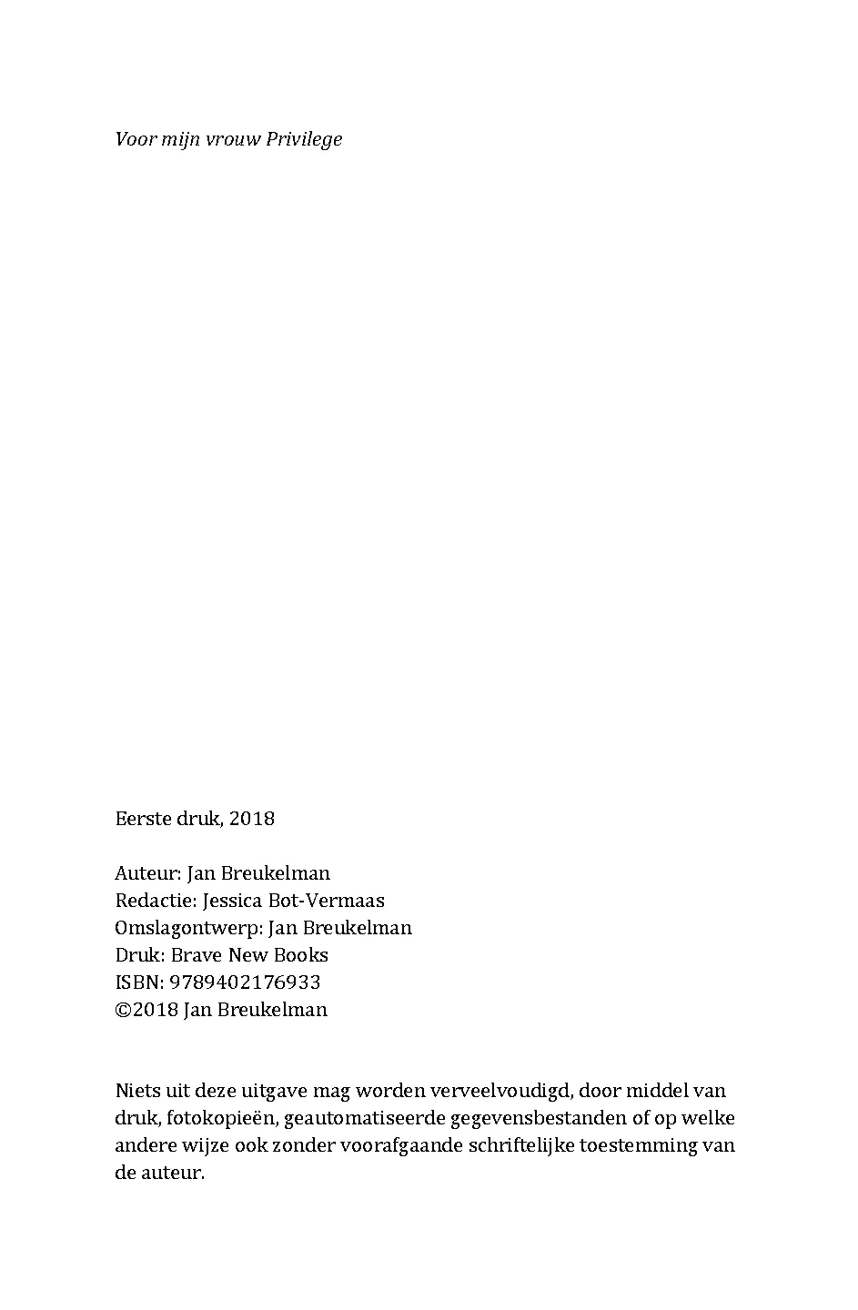 Voorbeeld pagina