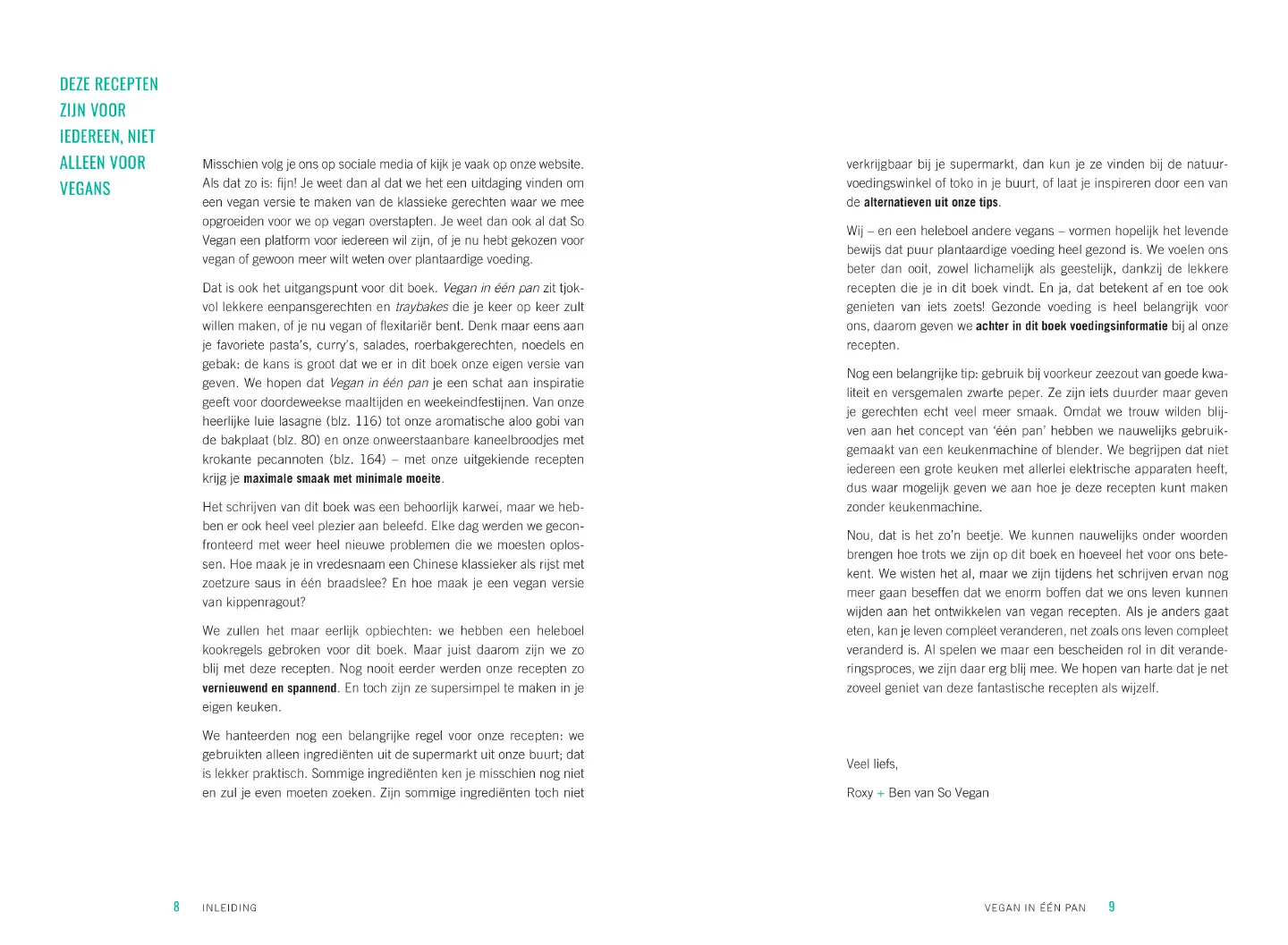 Voorbeeld pagina
