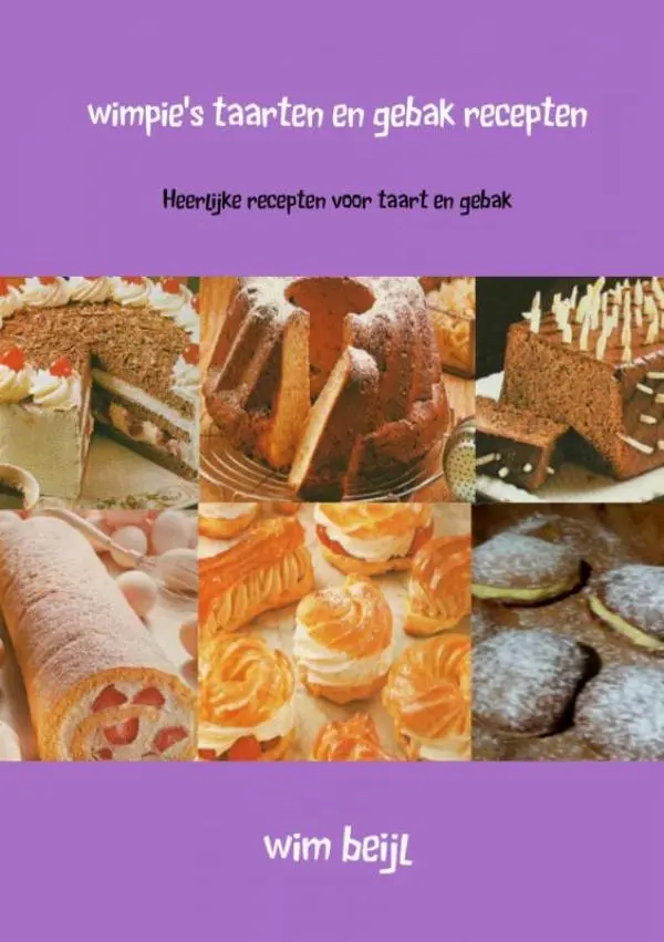 Cover van Wimpie's taarten en gebak recepten
