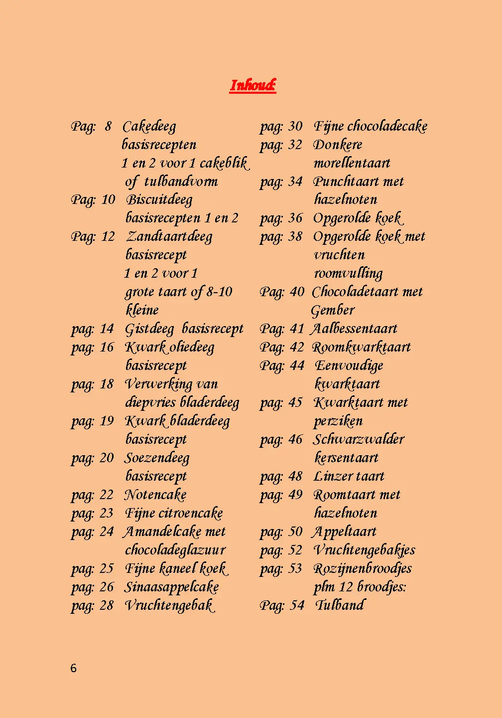 Voorbeeld pagina