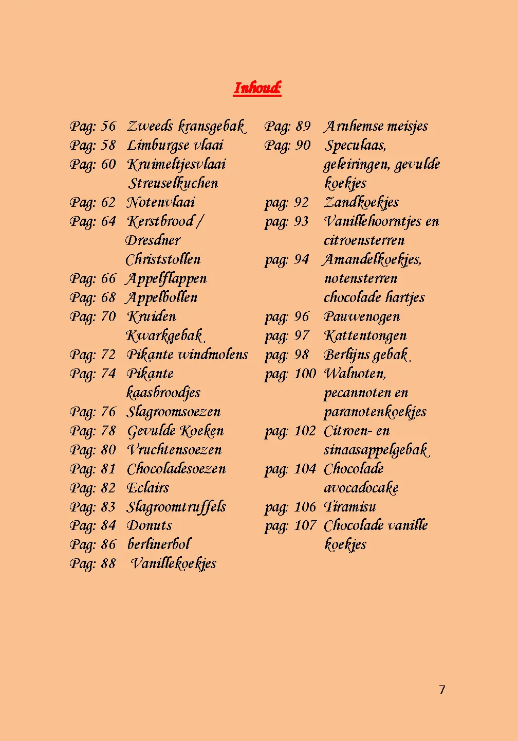 Voorbeeld pagina