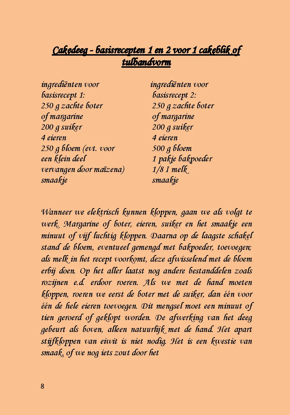 Voorbeeld pagina
