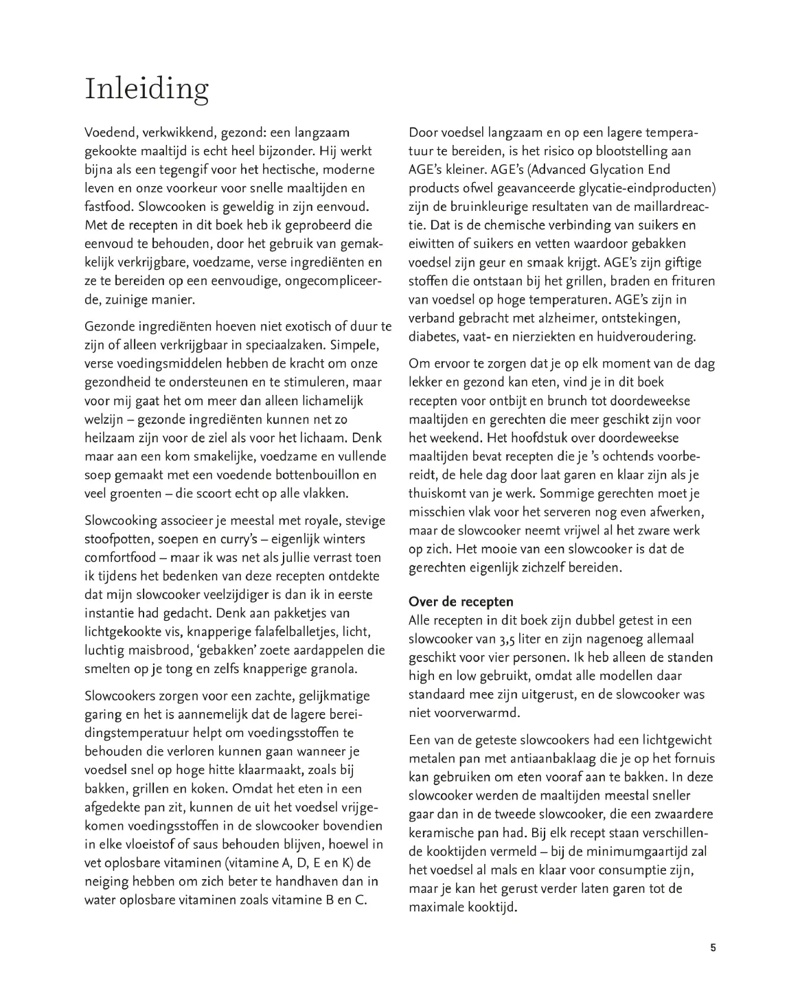 Voorbeeld pagina