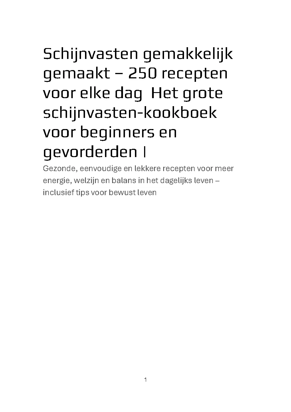 Voorbeeld pagina
