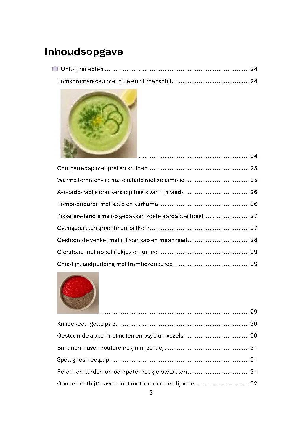 Voorbeeld pagina