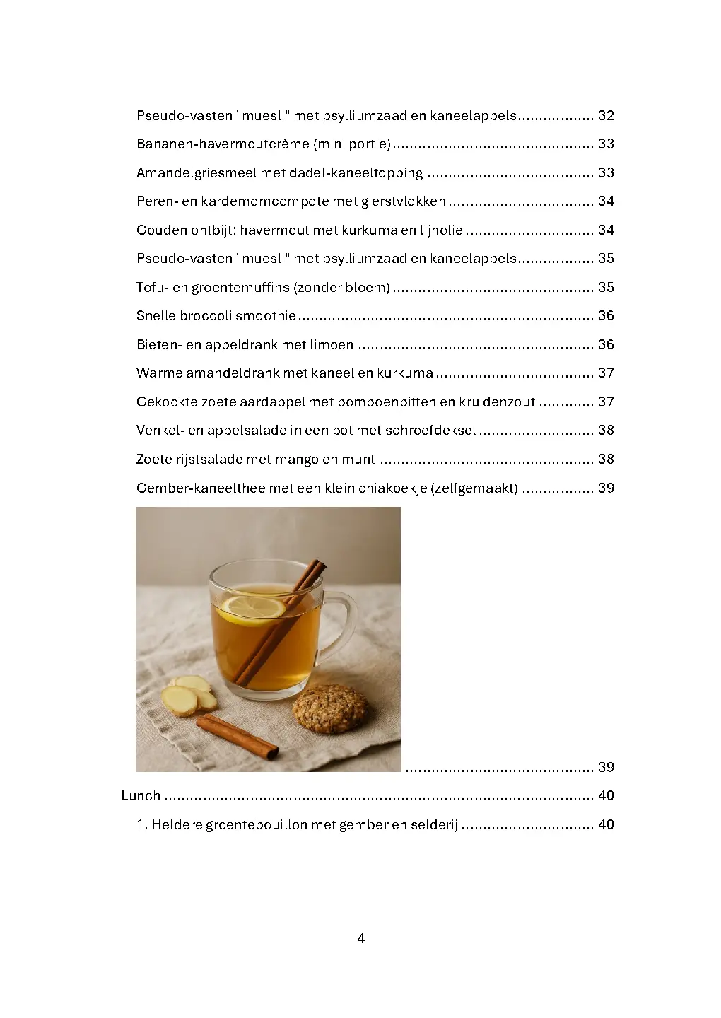 Voorbeeld pagina