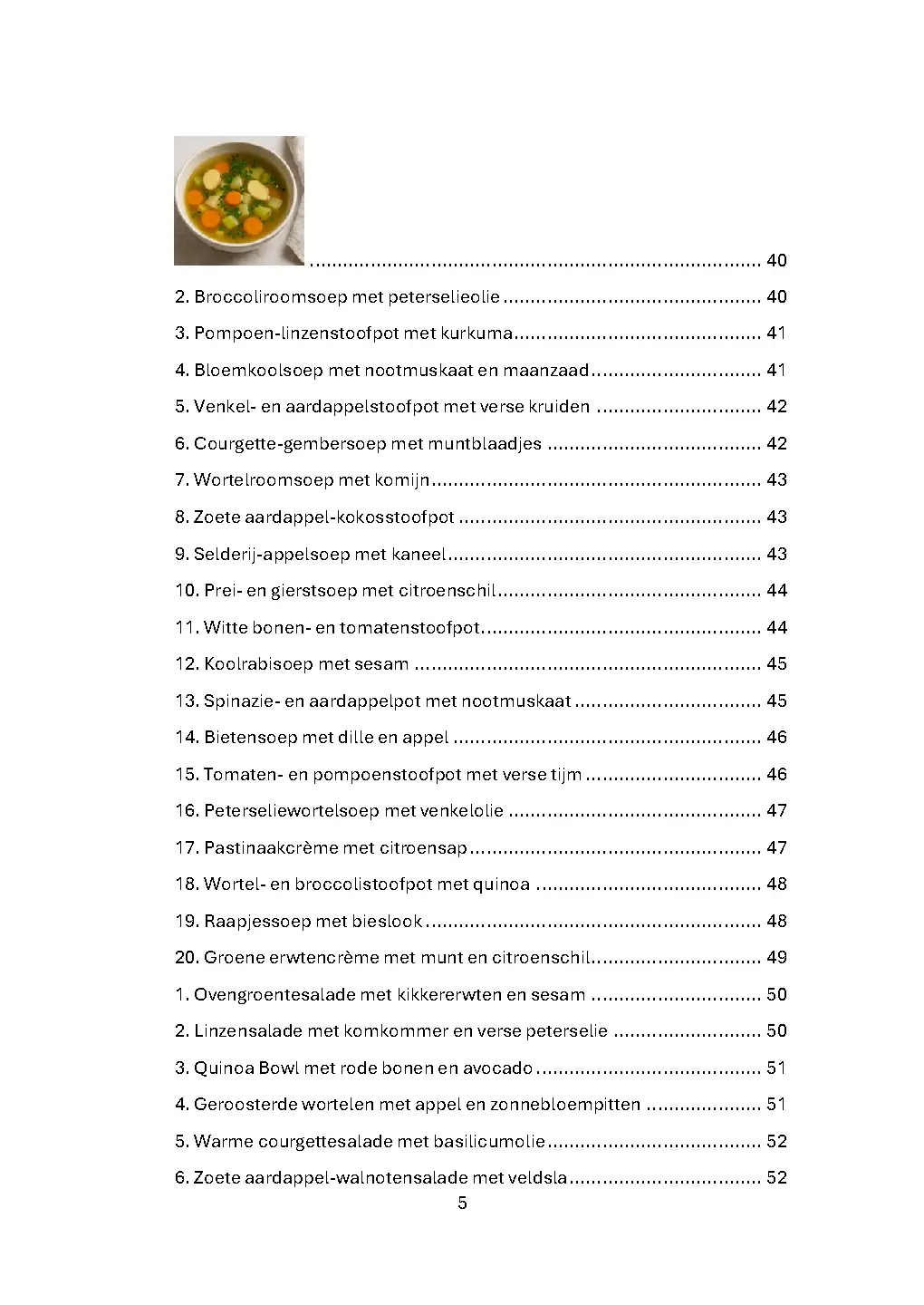 Voorbeeld pagina