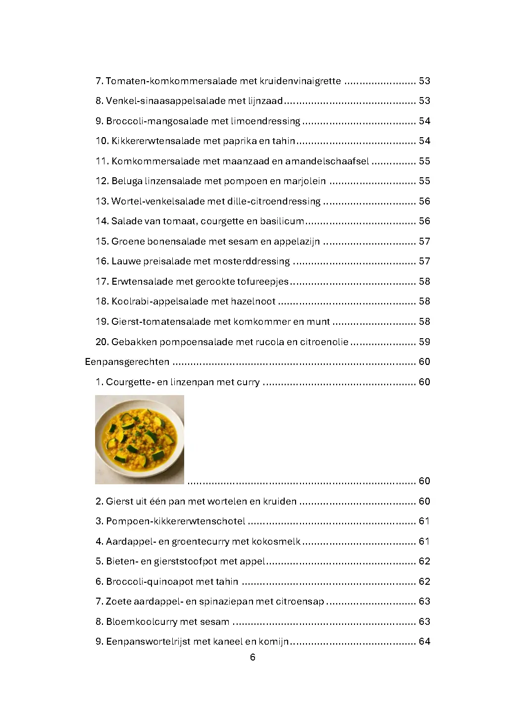 Voorbeeld pagina