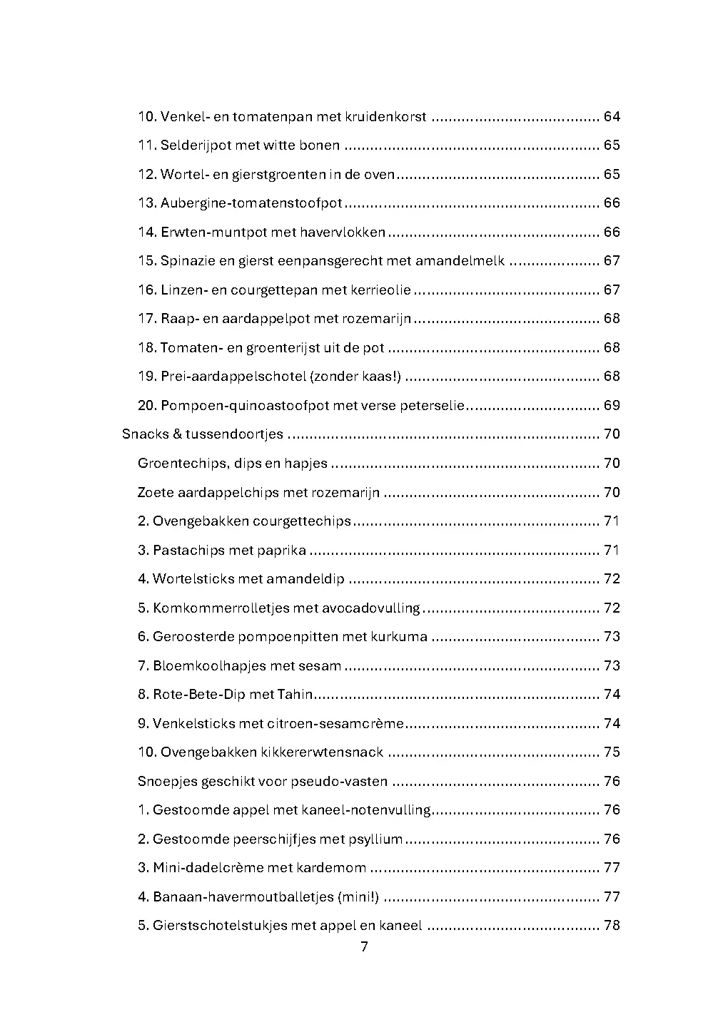 Voorbeeld pagina
