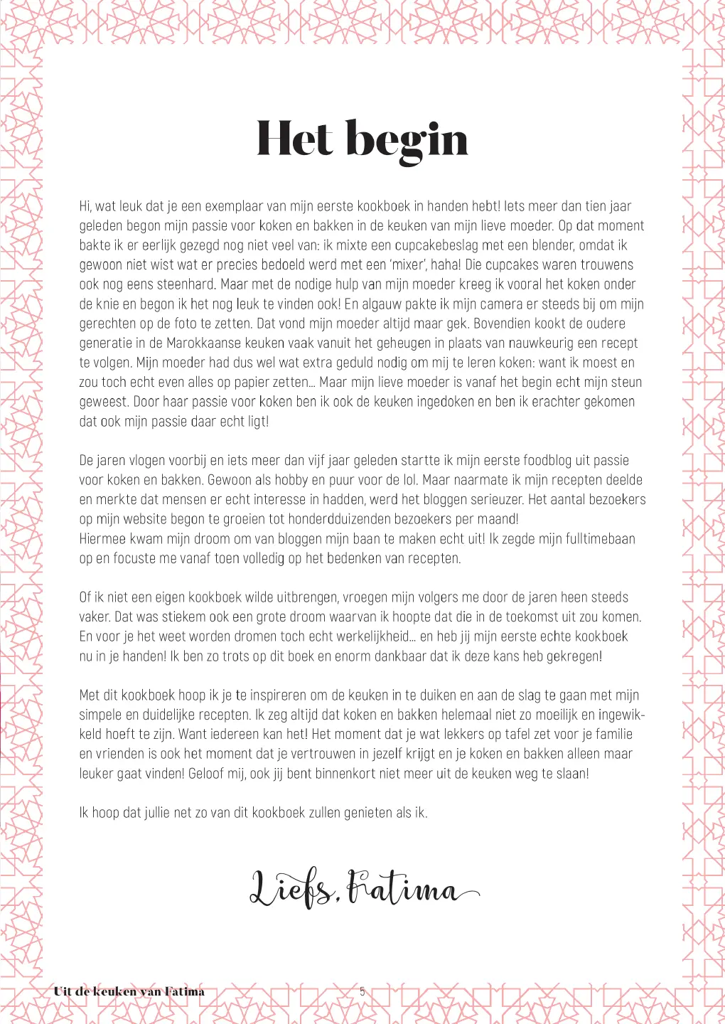 Voorbeeld pagina