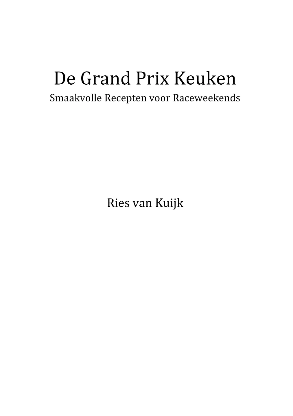 Voorbeeld pagina