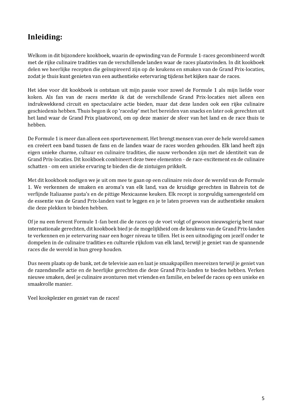 Voorbeeld pagina