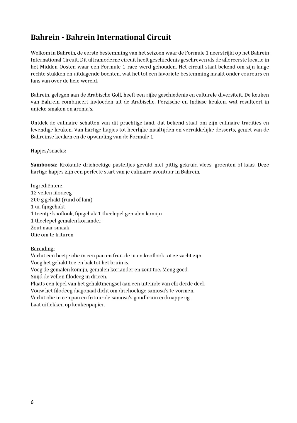 Voorbeeld pagina