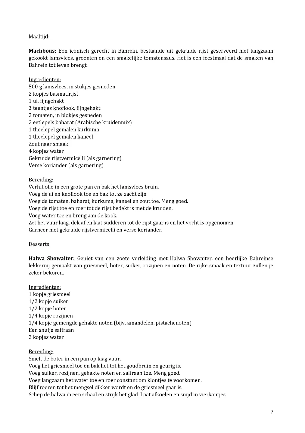 Voorbeeld pagina