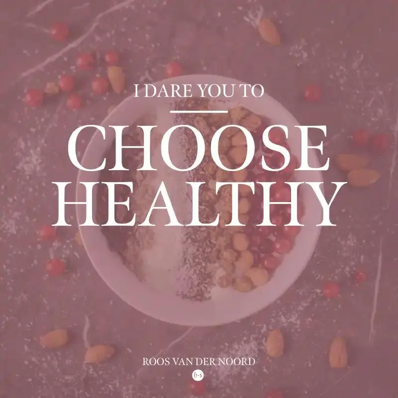 Cover van I dare you to choose healthy