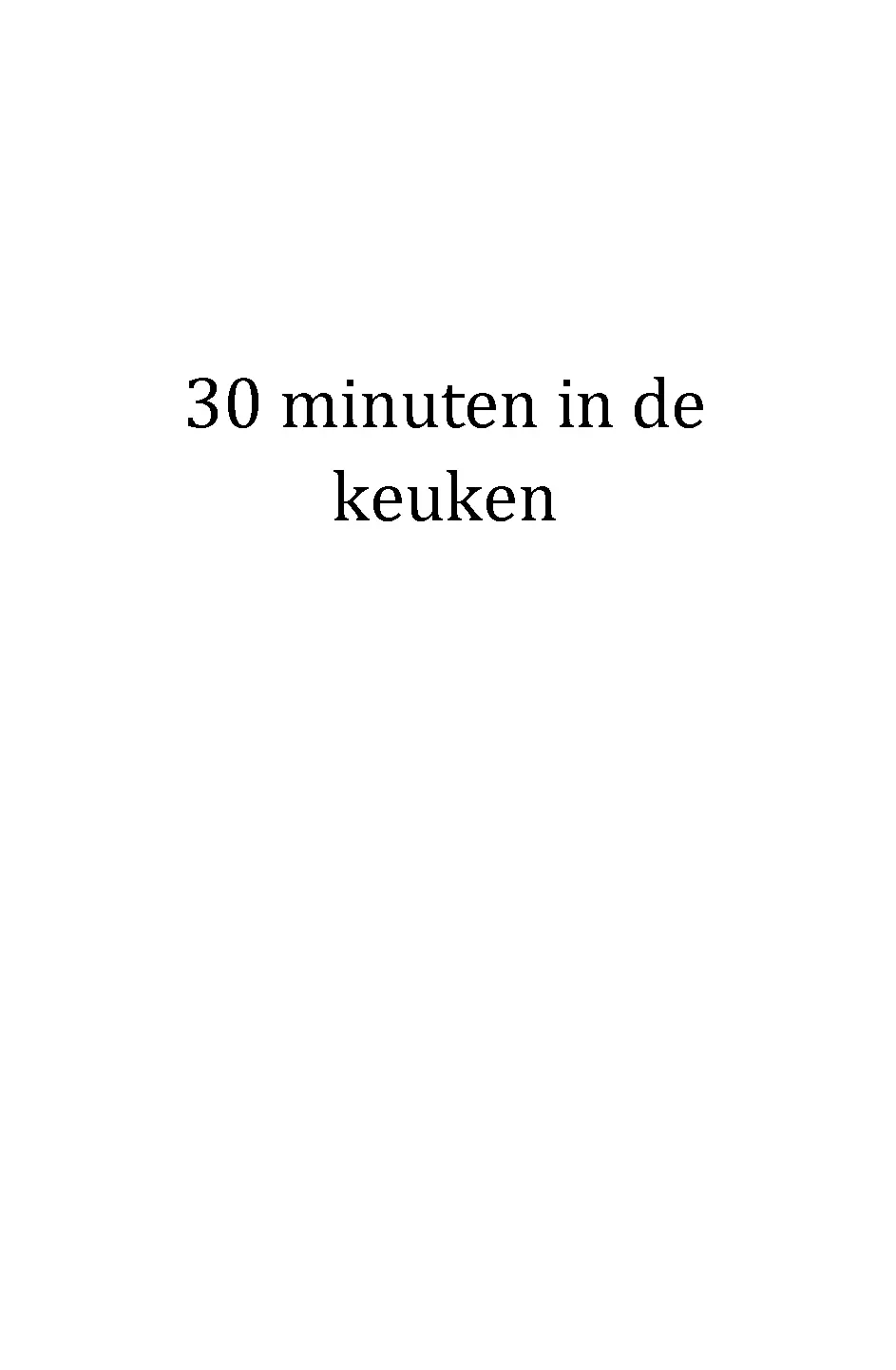 Voorbeeld pagina