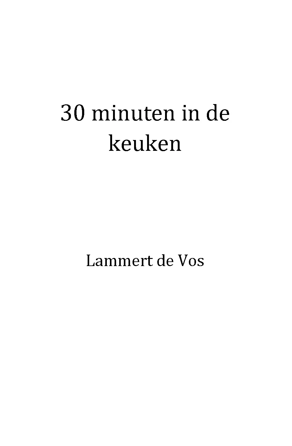 Voorbeeld pagina