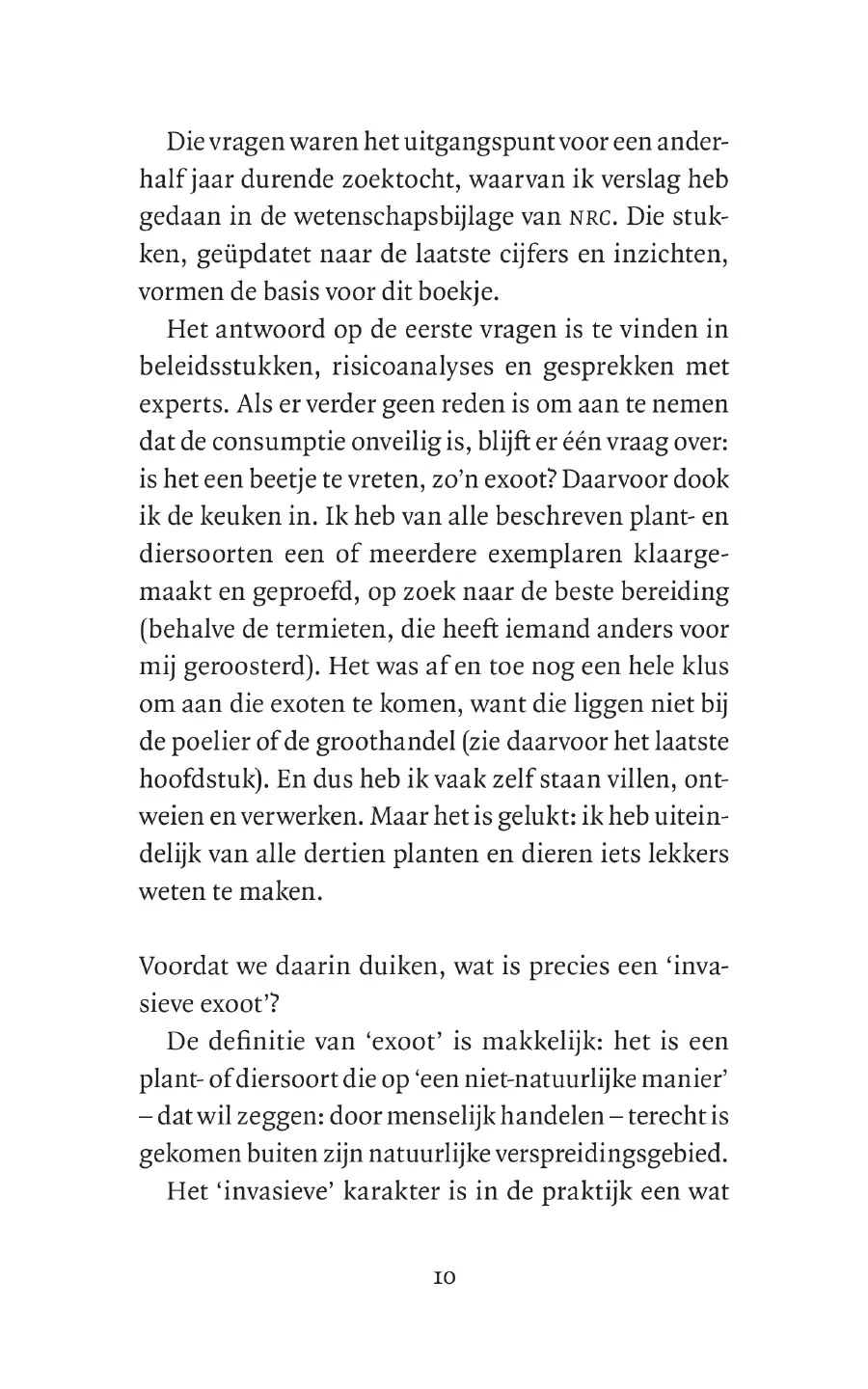 Voorbeeld pagina