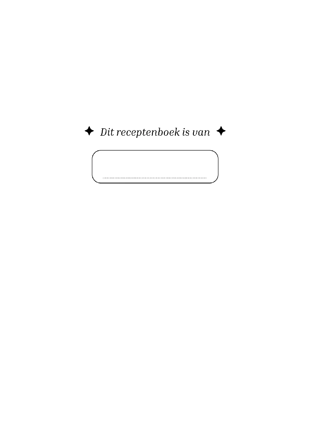 Voorbeeld pagina