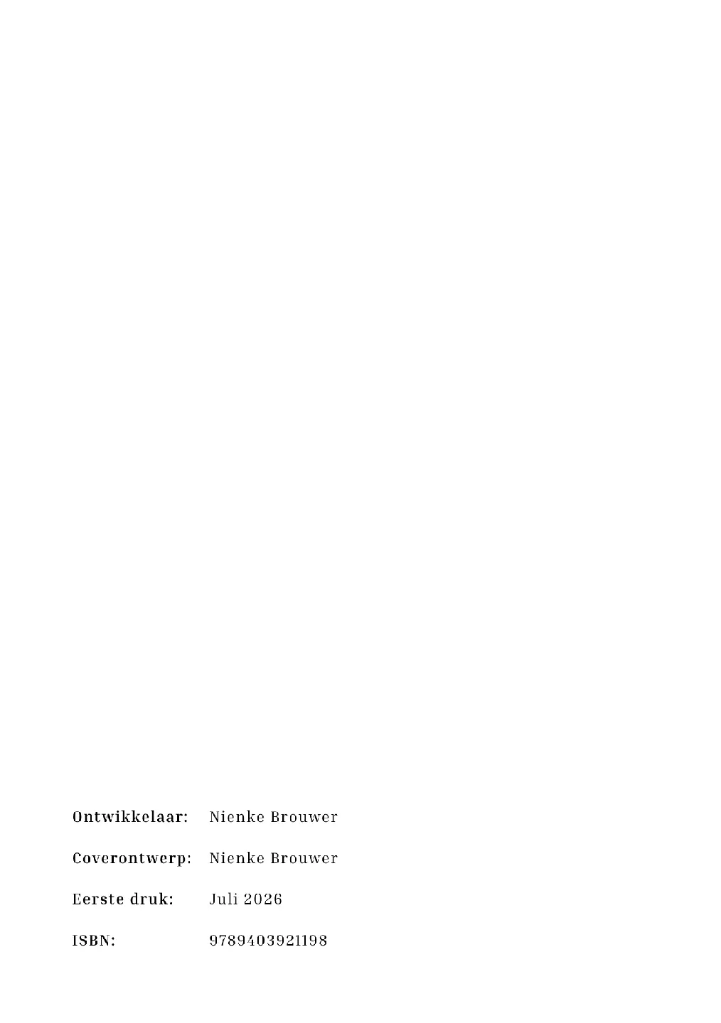 Voorbeeld pagina