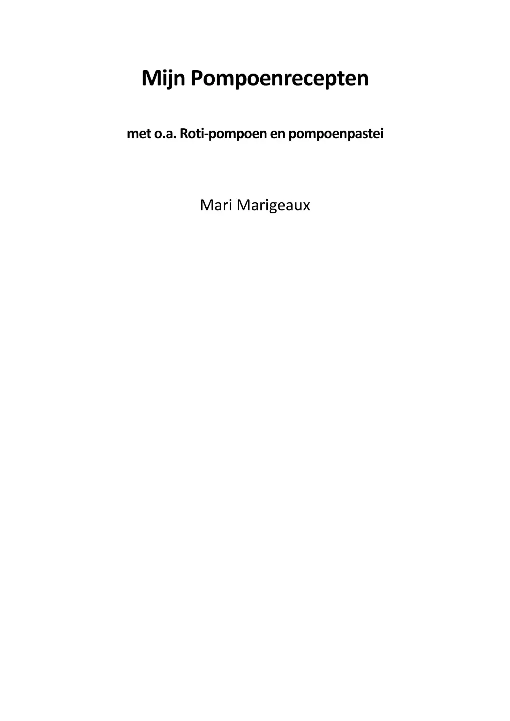 Voorbeeld pagina