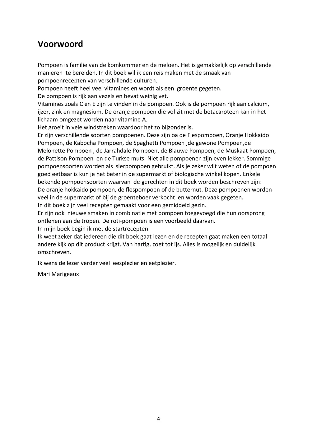 Voorbeeld pagina