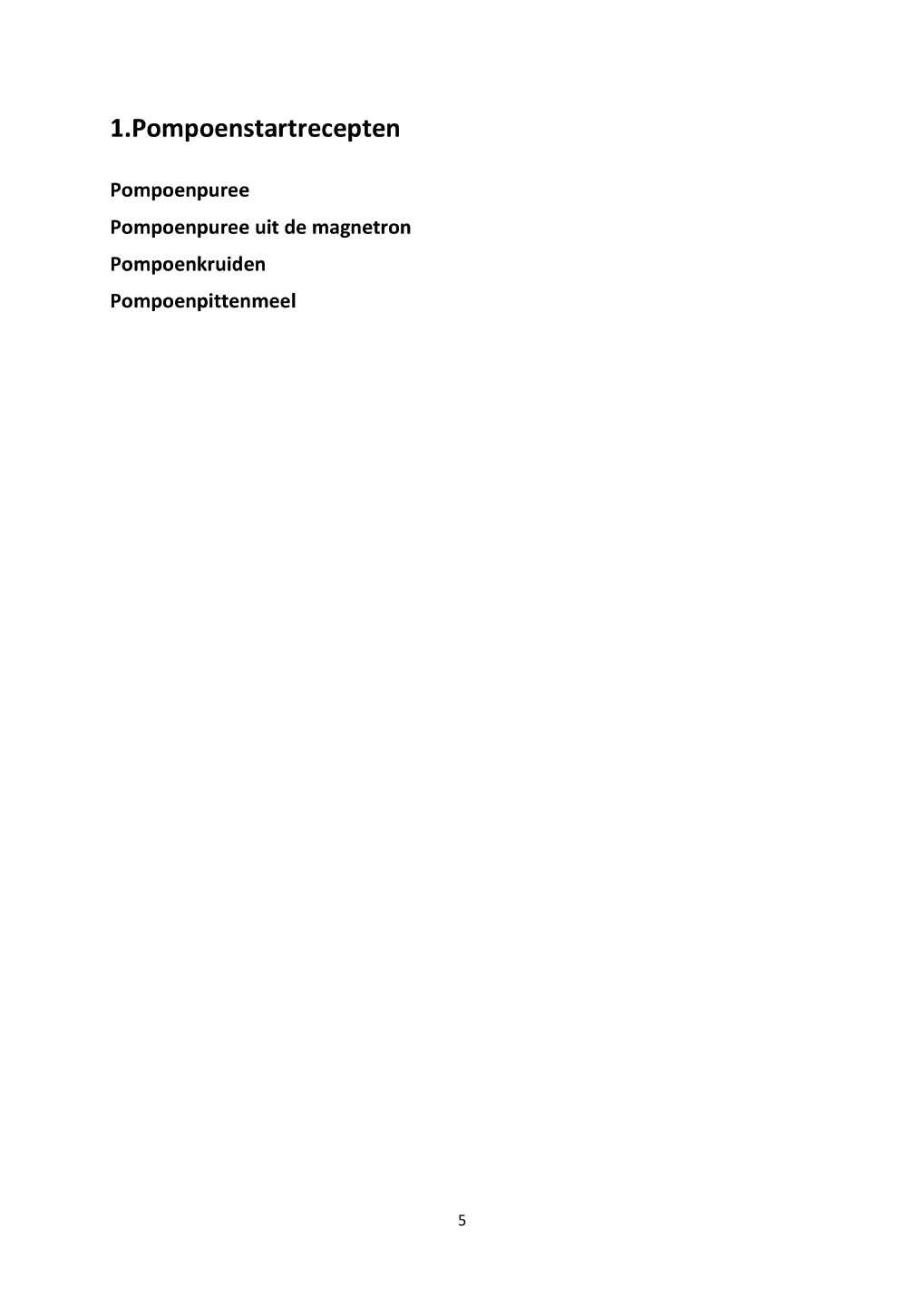 Voorbeeld pagina