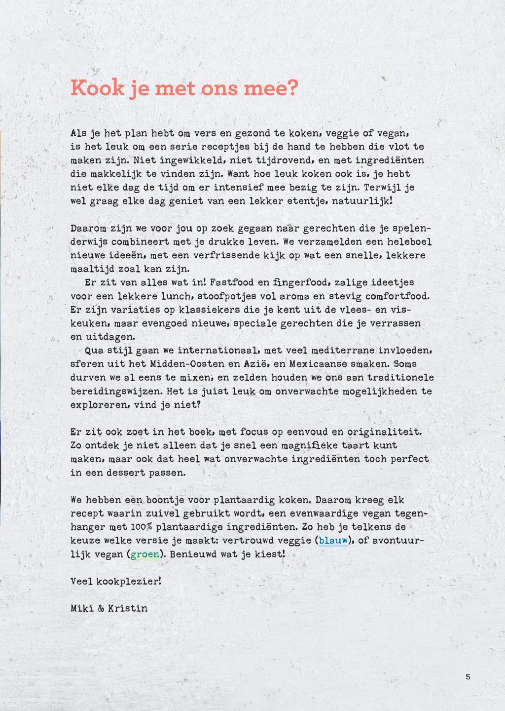 Voorbeeld pagina