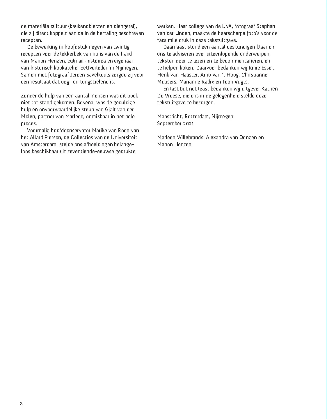 Voorbeeld pagina