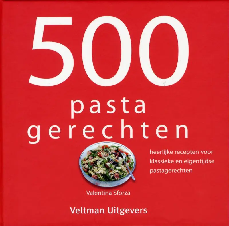 Cover van 500 pastagerechten