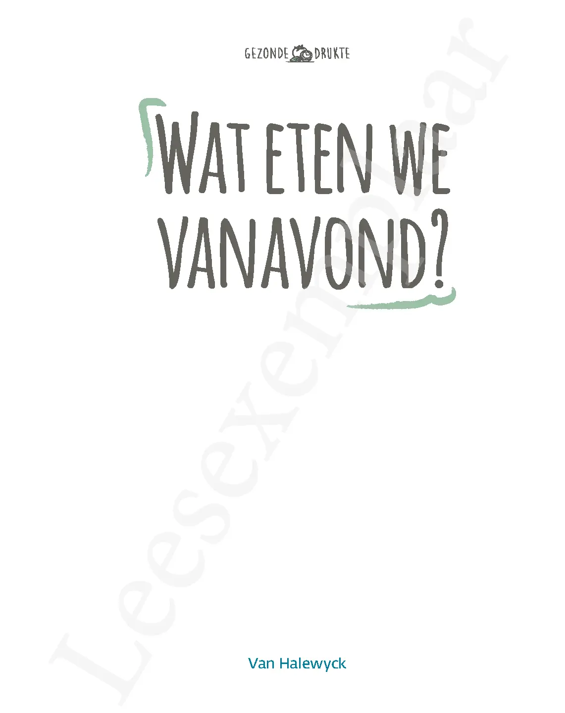 Voorbeeld pagina