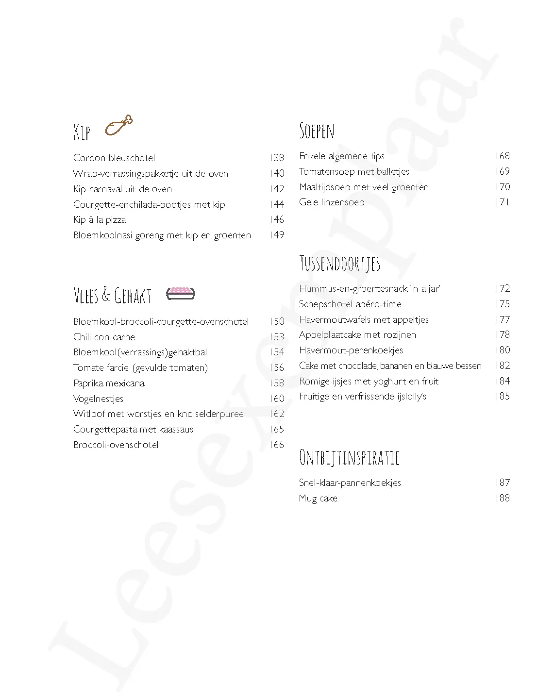 Voorbeeld pagina
