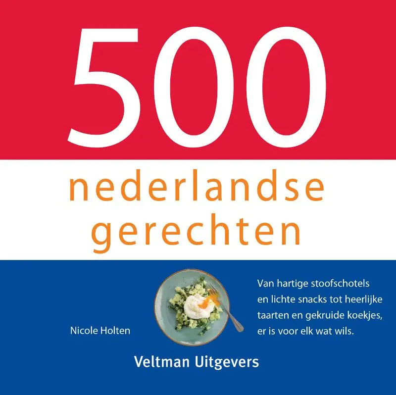 Cover van 500 nederlandse gerechten