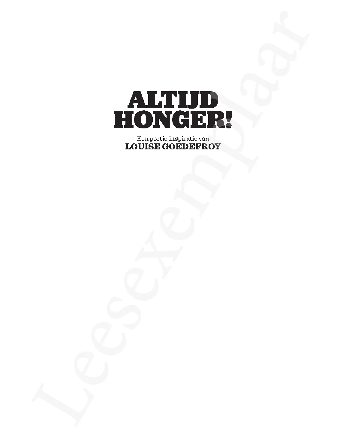 Voorbeeld pagina