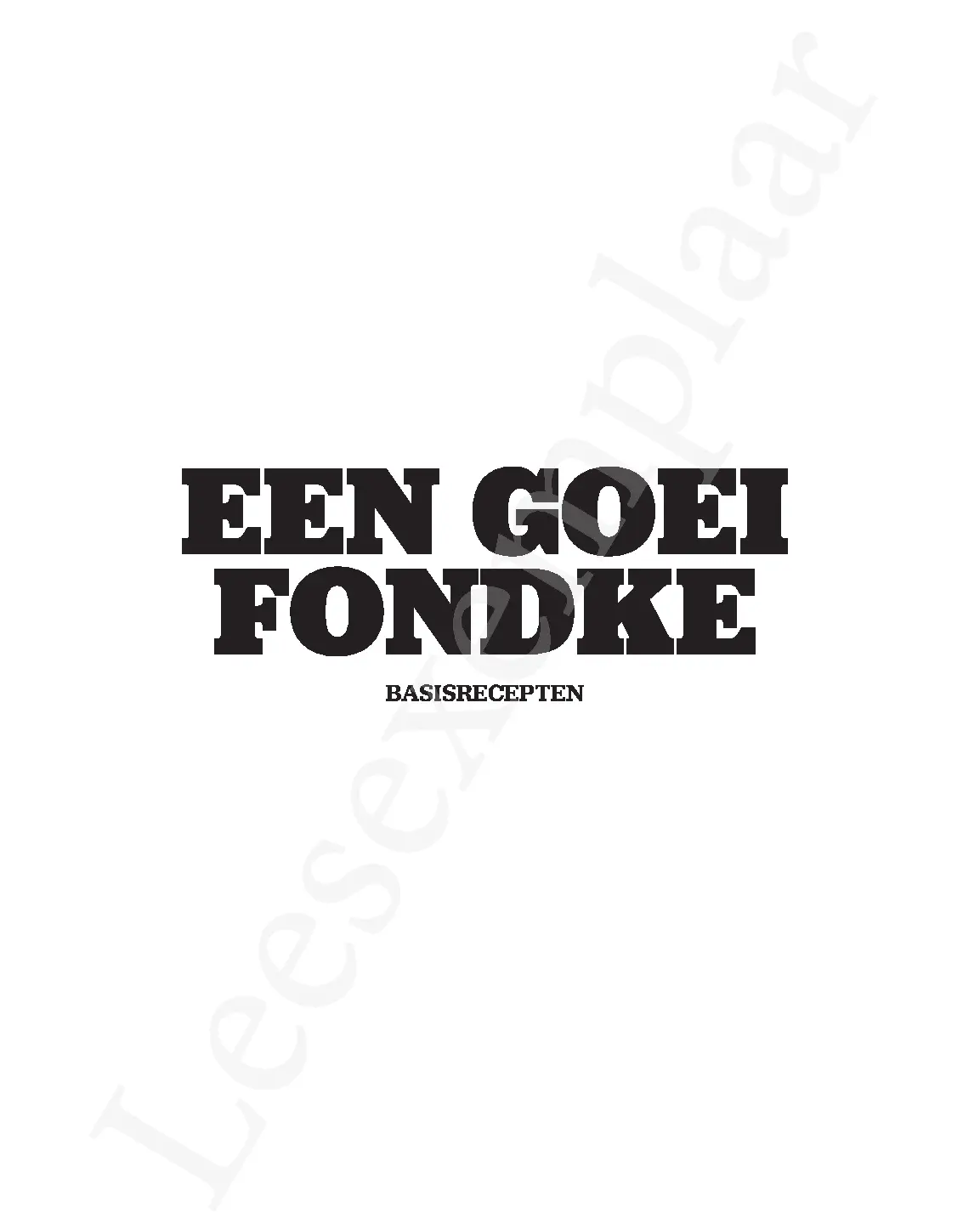 Voorbeeld pagina
