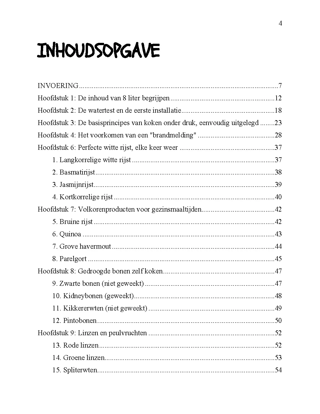 Voorbeeld pagina