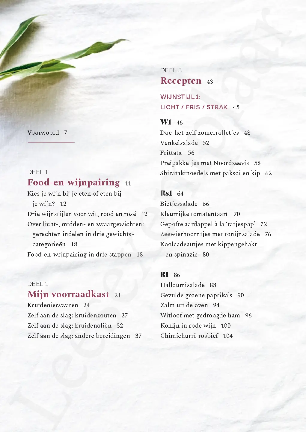 Voorbeeld pagina