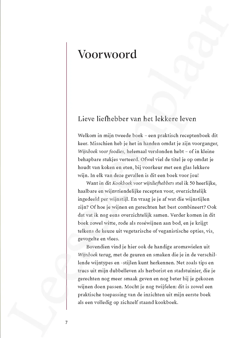 Voorbeeld pagina