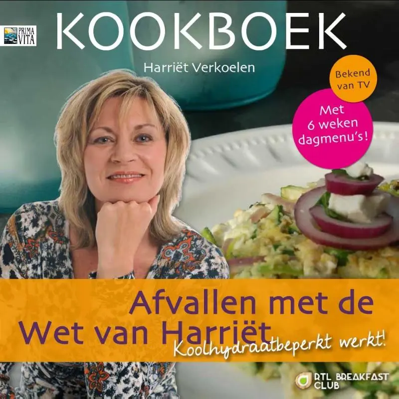 Cover van Afvallen met de Wet van Harriët