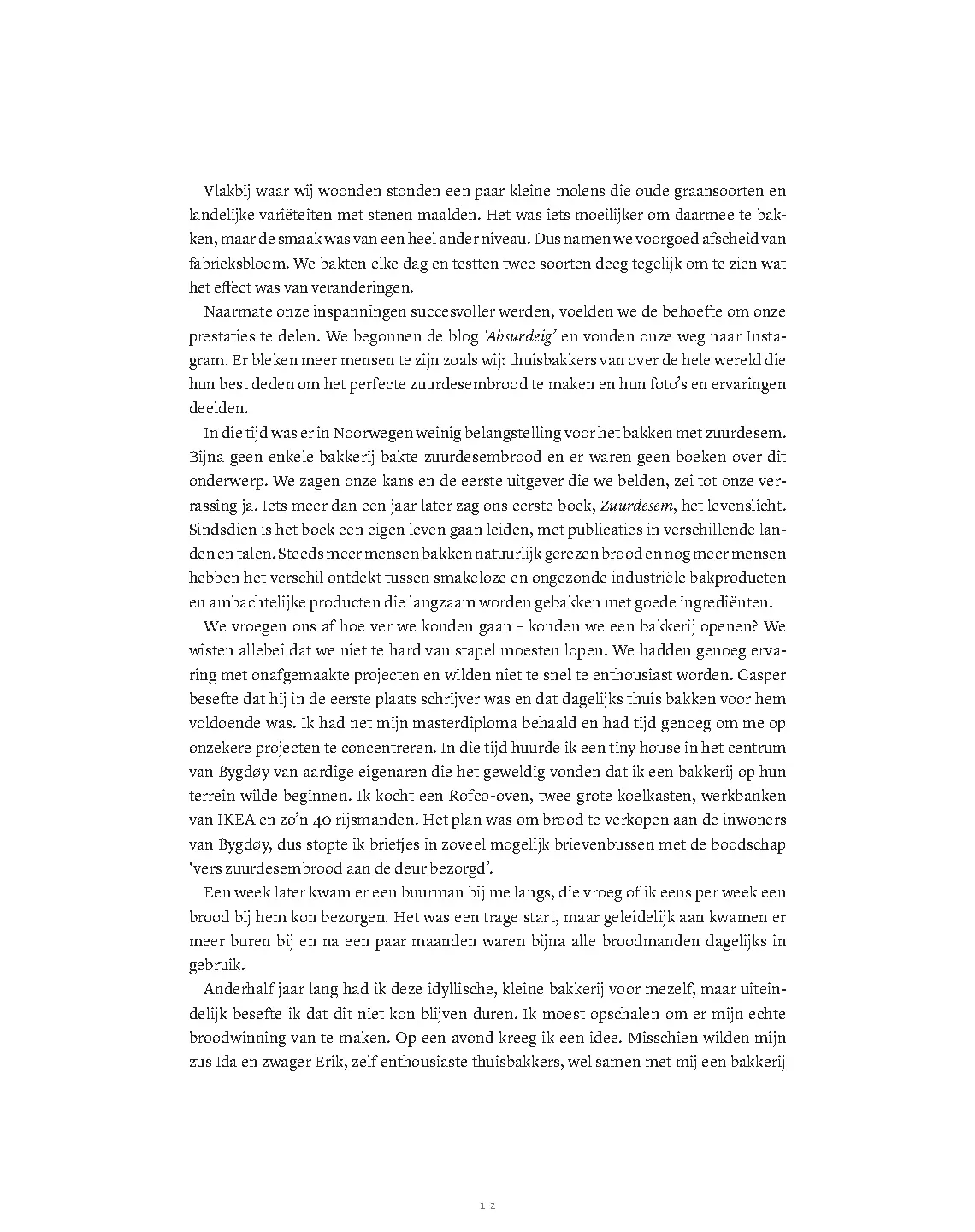 Voorbeeld pagina