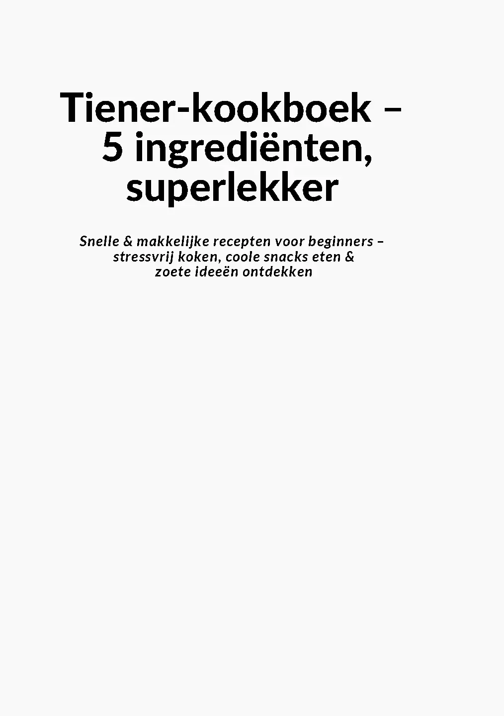 Voorbeeld pagina