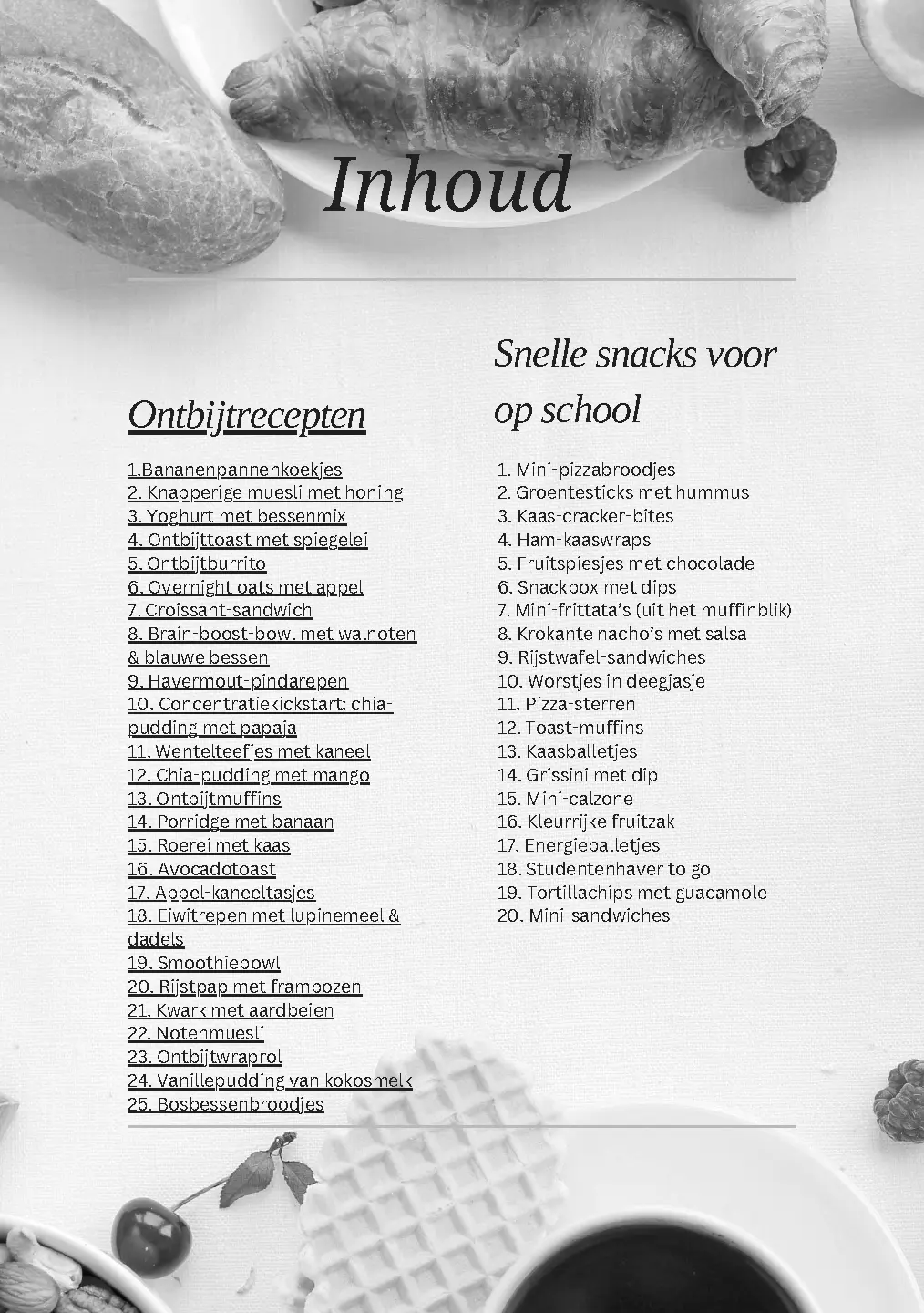 Voorbeeld pagina